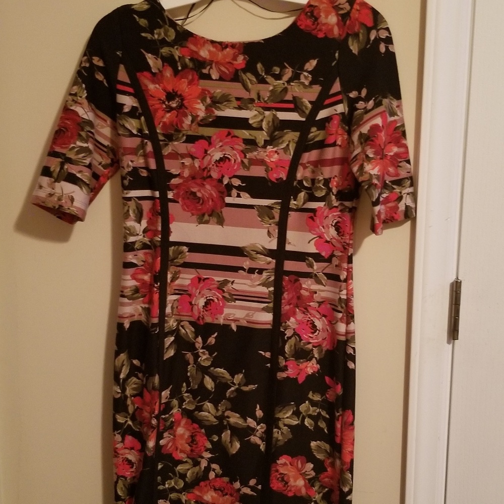 Floral body con dress combo case